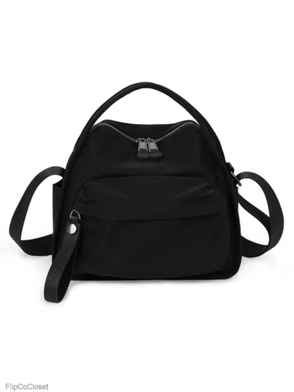 Nylon Crossbody Diaper Bag for Women with Multiple Pockets